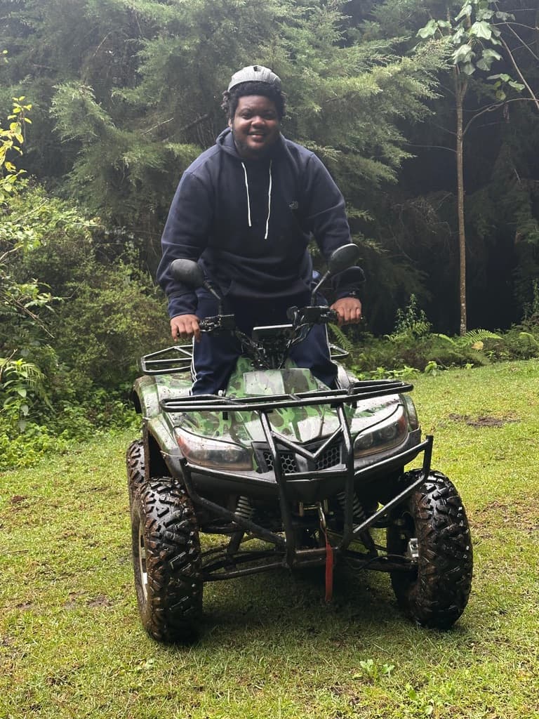 Quad biking